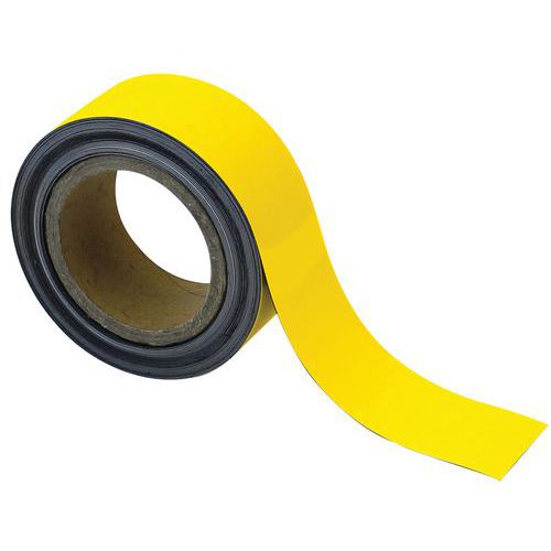 Bande Magnétique Effaçable Pour Marquage 10m X 50mm Jaune - Manutan