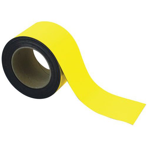 Bande Magnétique Effaçable Pour Marquage 10m X 70mm Jaune - Manutan