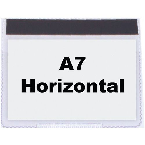 Pochette Porte Documents Transparente A7 Magnétique - Manutan