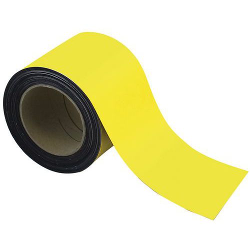 Bande Magnétique Effaçable Pour Marquage 10m X 100mm Jaune - Manutan