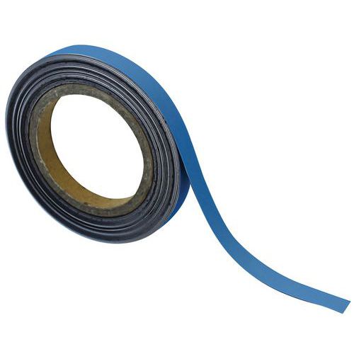 Bande Magnétique Effaçable 15mmx10m Bleu - Manutan