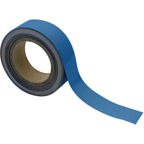 Bande Magnétique Effaçable 40 Mm X 10 M Bleu - Manutan