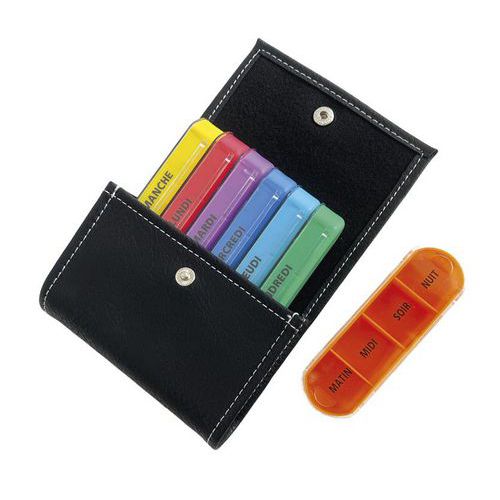 Lot de 4 - Pilulier Hebdomadaire Matin/ Midi/ Soir/ Nuit 10037