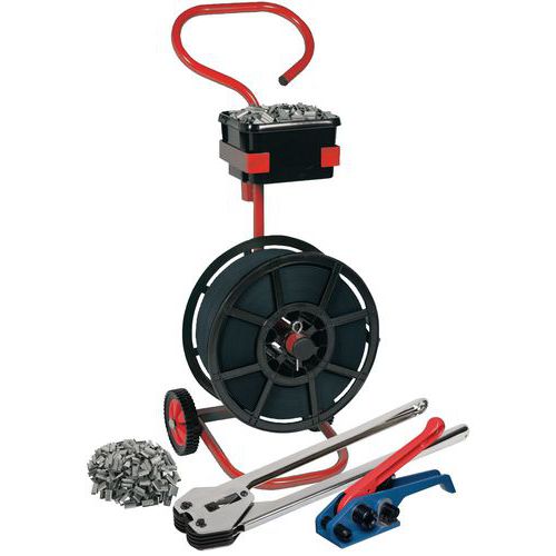 Kit De Cerclage Noir Pour Feuillards En Polypropylène Noir