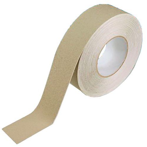 Adhésif antidérapant beige pour milieu aquatique - 18.3m x 50mm - Sécurité et durabilité