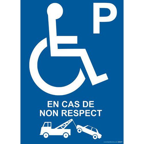 Porte plaque De Handicap Pour Voiture Protecteur De Panneau - Temu France