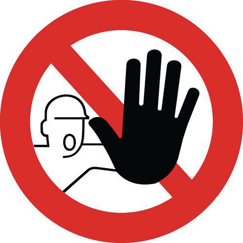 Panneau Rond Accès Interdit Vinyle