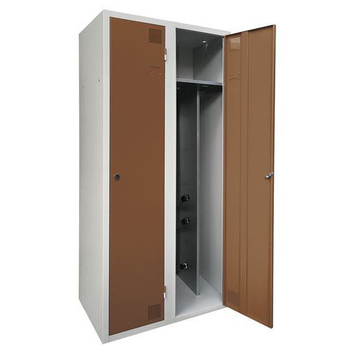 Armoire Séchante Industrie Salissante - 2 Colonnes - À Clé