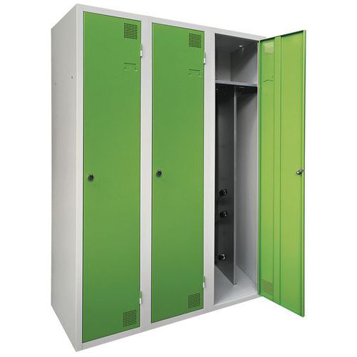 Armoire Séchante Industrie Salissante - 3 Colonnes - À Clé