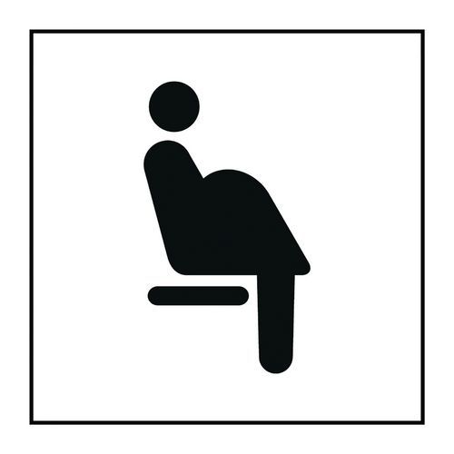 Pictogramme siège prioritaire pour femmes enceintes en Vinyle Pictogramme siège prioritaire pour femmes enceintes en Vinyle