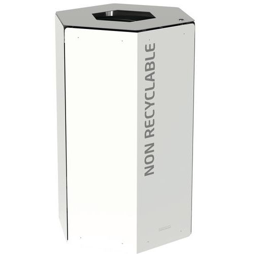 Corbeille Tri Déchets Divers 50 Litres - Avec Serrure