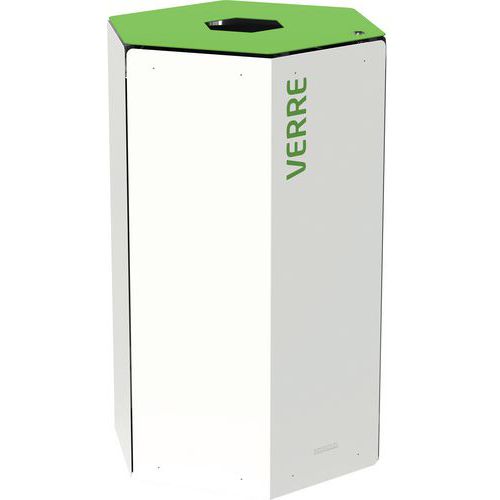 Corbeille Tri Verre 50 Litres - Avec Serrure