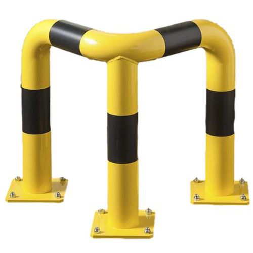 Barrière De Protection Angle- 64x64cm -hauteur 35cm- ⌀ 76 Mm