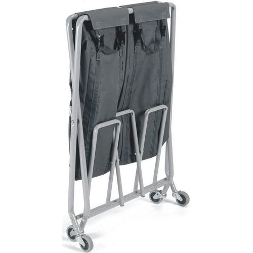 Collecteur En X Pour La Collecte Du Linge 2x100l