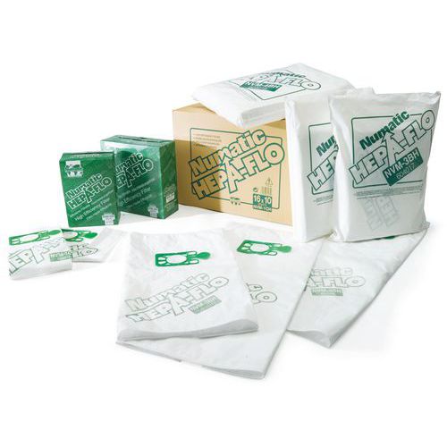 Sacs HEPAFLO pour aspirateur à poussière (x10) Sacs HEPAFLO pour aspirateur à poussière (x10)