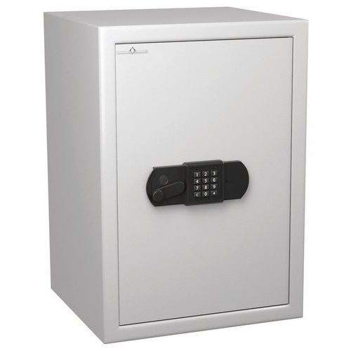 Hartmann Tresore - Coffre-fort MB 55L Serrure à Code Classe 2 Gris - 66kg - Protection Antivol et Feu