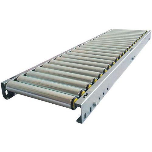 Convoyeur À Rlx Acier - Larg 400mm - Pas 150mm - Long 2000mm