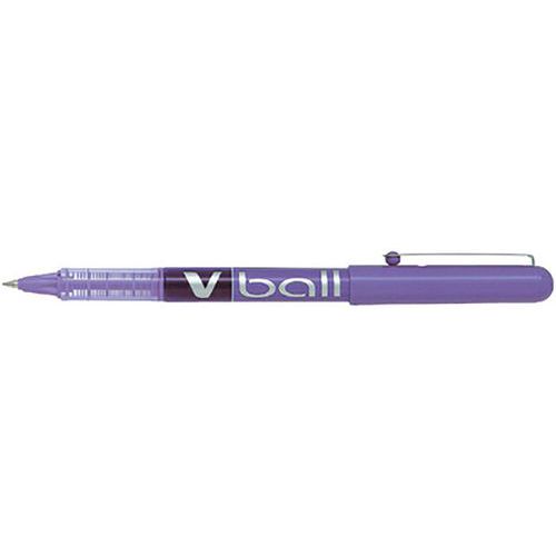 Stylo Roller V Ball Vb 5 Pointe Métal Violet