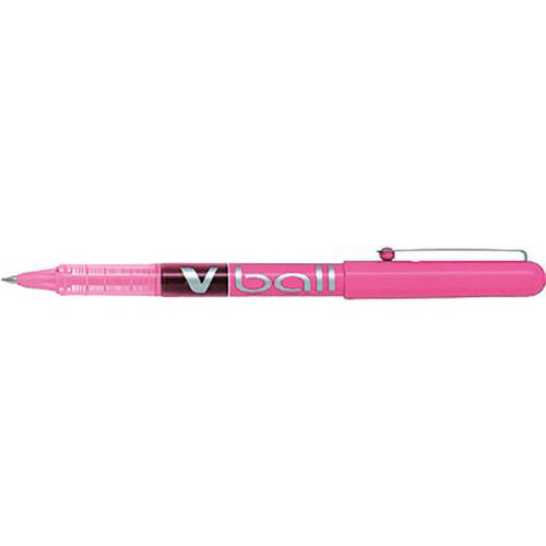 Stylo Roller V Ball Vb 5 Pointe Métal Rose