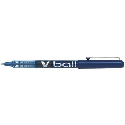 Stylo Roller V Ball Vb 5 Pointe Métal Bleu