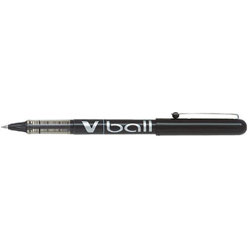 Stylo Roller V Ball Vb 5 Pointe Métal Noir