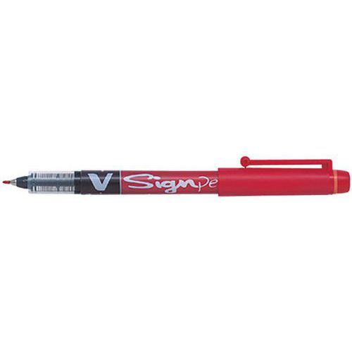 Stylo Feutre V Sign Pen Rouge