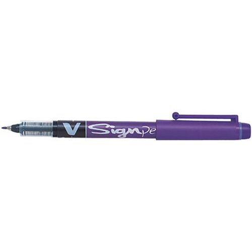 Stylo Feutre V Sign Pen Violet