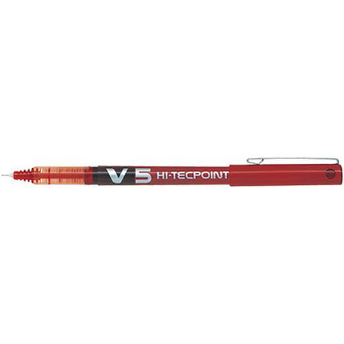 Stylo Roller Hi-tecpoint V5 Rouge