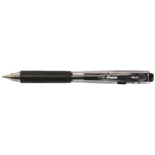 Stylo à Bille Rétractable Bk437 Noir