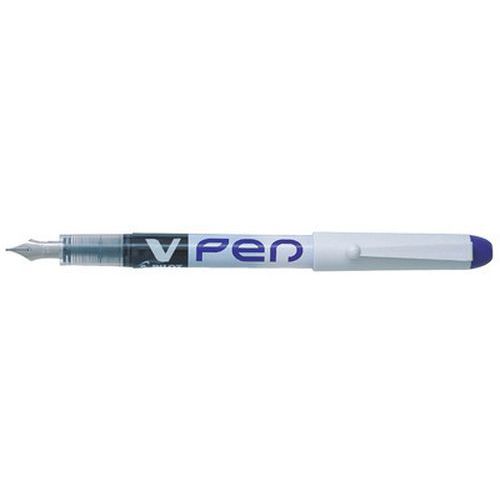 Stylo Plume V-pen Effaçable Violet