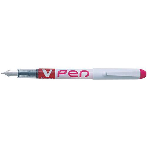 Stylo Plume V-pen Effaçable Rose