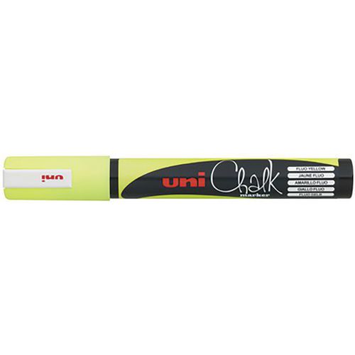 Marqueur Craie Chalk Pwe-5m Jaune Fluo
