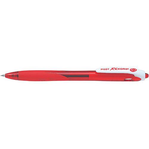Stylo à Bille Rexgrip Begreen Rétractable Rouge_5054351