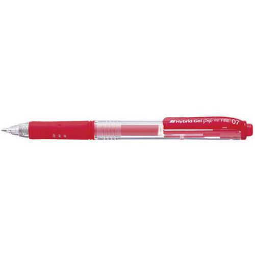 Pentel Stylo Bille Encre à Gel Hybrid Gel Grip K157 Rouge