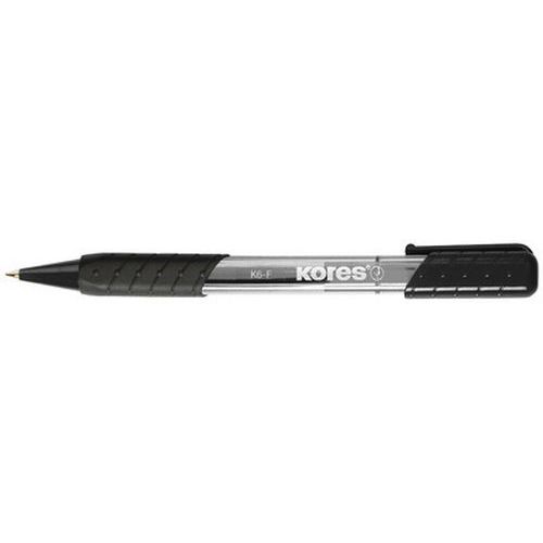 Stylo à Bille Rétractable Jetable K-pen K6 M Noir