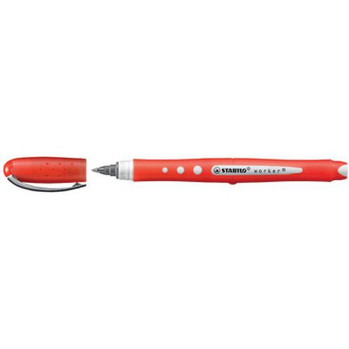 Stylo Roller Worker Colorful Rouge