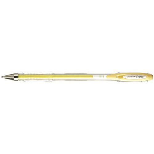 Stylo Roller Encre Gel Signo Pastel Um-120ac Jaune