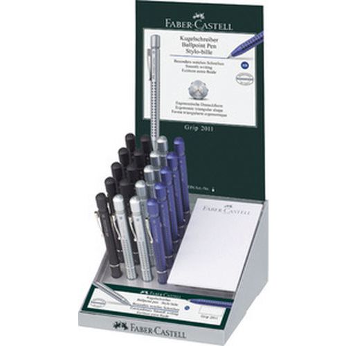 Stylo à Bille Rétractable Grip 2011 Xb En Présentoir De 20