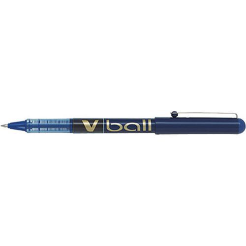 Stylo Roller V Ball Vb7 Pointe Métal Bleu