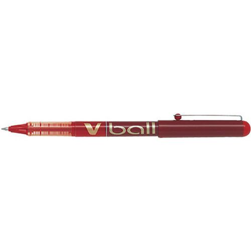 Stylo Roller V Ball Vb7 Pointe Métal Rouge