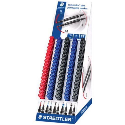 Marqueur Permanent 352 Lumocolor Duoprésentoir 90