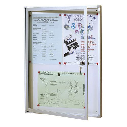 Vitrine D'affichage Standing Tôle 635x67 T.1290
