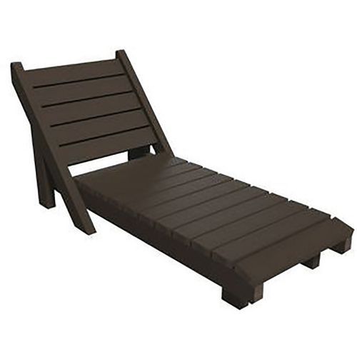 Espace Urbain - Bain de soleil Equateur Marron - Plastique recyclé 100% - Éco-responsable - 25 ans garantie