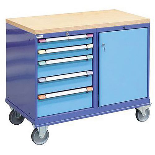 Desserte Top Multiplex H1030xl1210xp695 Mm Bleu Pigeon/ciel