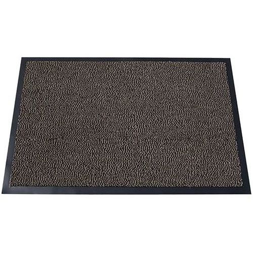 ID Mat - Tapis QUERCY Brun 120x180 cm - Absorbant et Grattant - Usage Intensif - Polypropylène