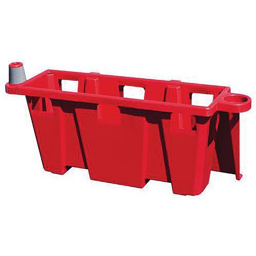 Séparateur de voies Pyraneo - Sécurité Routière Rouge - Plastique Recyclé - Classe 2
