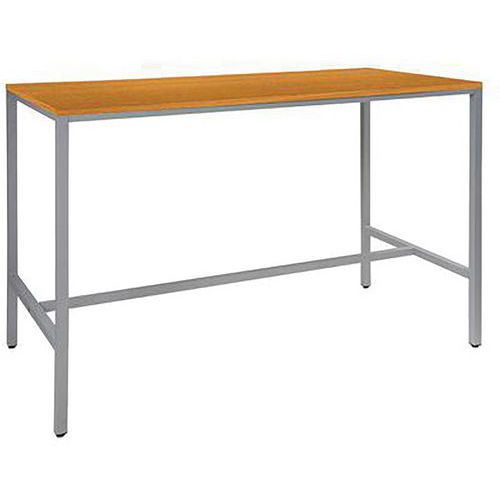Mange Debout Loki 140x60 Cm Piét. Gris / Plateau Miel Sucré