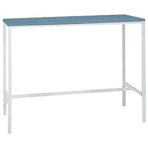 Mange Debout Loki 160x80 Cm Piét. Blanc / Plateau Cèdre Bleu