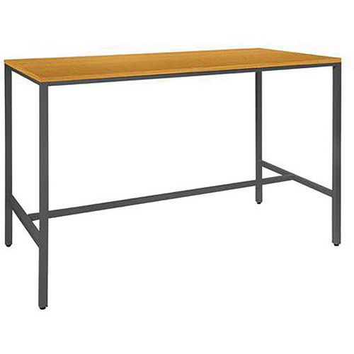 Mange Debout Loki 160x80 Cm Piét. Noir Plateau Miel Sucré