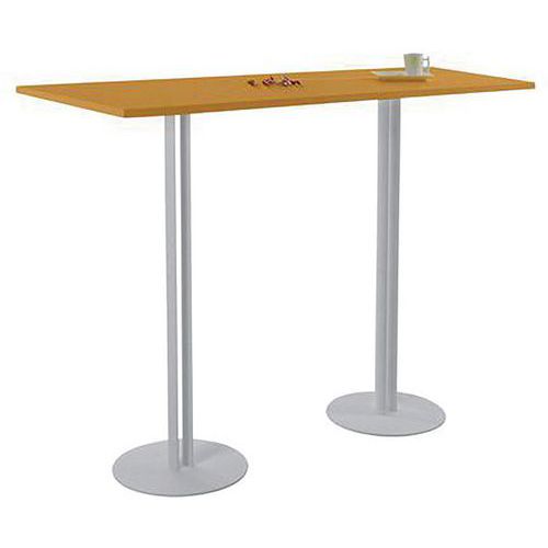 Mange Debout Roxane 140 X 40 X 110 2 Pieds Miel/gris